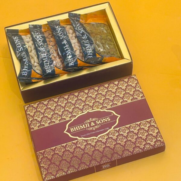 GOLDEN BROWN DRYFRUIT BOX